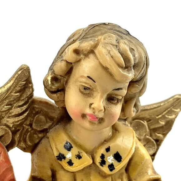 Italy Barefoot Angels with Baby Jesus Italy Figurine Christmas Decor 3" Italy 40 - Picture 10 of 10